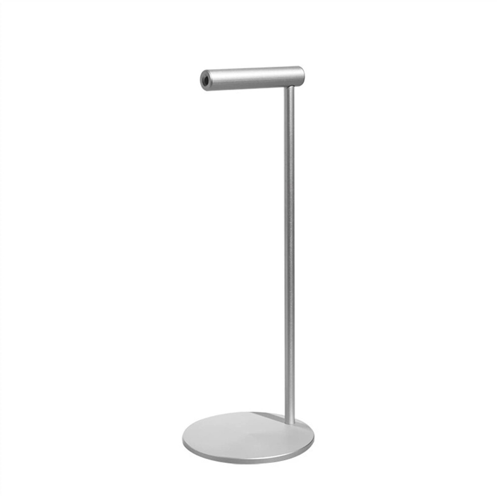 Headphone Hanger Aluminum Metal Stand, Universal Headset Holder For Pc Gaming & Wireless Headphones, Silver/Gray 6482260718736