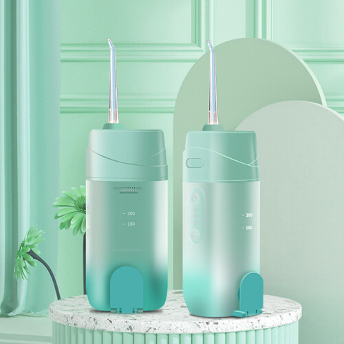 Oral Irrigator USB ladattava vesilanka, vihreä