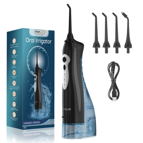 Water Flosser 3 Modes Oral Irrigator, musta