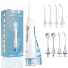 Water Flosser hammastikku, 8 Jet, valkoinen setti