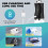 Oral Irrigator Kannettava USB Ladattava Hammashoito, musta 4