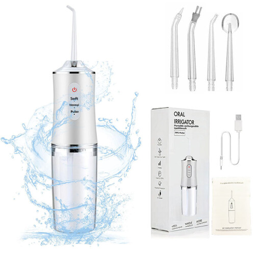 Cordless tal Waterpick Irrigator Travel, valkoinen