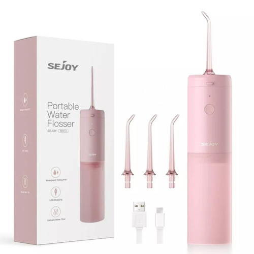 Sejoy Irrigator Dental suupesukone, vaaleanpunainen