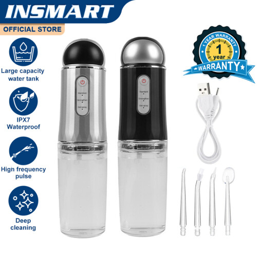 Irrigator Kannettava Dental Water Flosser, musta 1