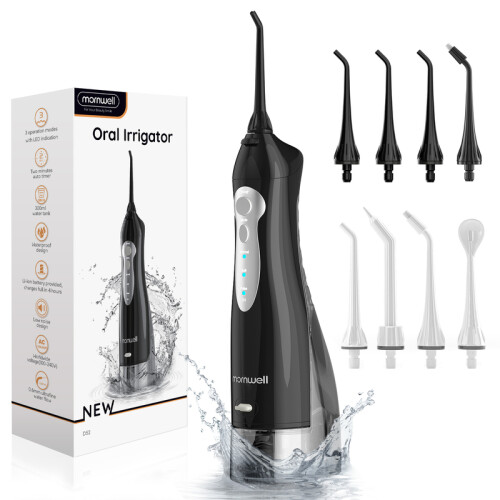 Water Dental Flosser Pick, 300ML IPX7,D52 White Set 2