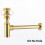 Allas Pop Up Drain Gold Messinki Pullo Trap Kylpyhuone,01 1