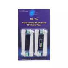 (1 pakkaus) 4 vaihtoharjaspäätä Oral-B sähköhammasharjalle Fit Advance Power/Pro Health/Triumph/3D