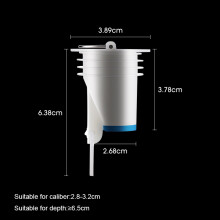 Drain Deodorizer anti-Smell Drain Core Deodoranttiventtiili WC Anti-0dor,C2