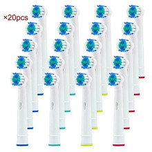 20x harjaspäätä Oral-B sähköhammasharjalle Fit Advance Power / Pro Health / Triumph / 3D Excel / Vit