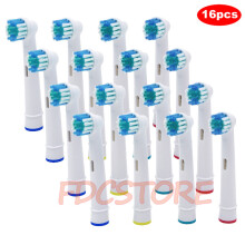 16 kpl vaihtoharjaspäät Oral-B sähköhammasharjalle Advance Power/Pro Health/Triumph/3D Excel/Vitalit