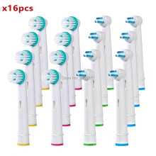 (MONI) 16 kpl / sarja Generic Oral-B Professional Ortho Harjaspää & Power Tip Harjasarja Vaihto sähk