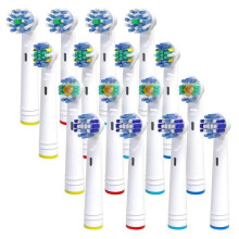 (16 kpl) 16vaihtoharjaspäät Oral-B sähköhammasharjalle Fit Advance Power/Pro Health/Triumph/3D Exce