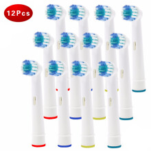 (12 kpl) 12 kpl harjaspäät Oral-B sähköhammasharjalle Fit Advance Power/Pro Health/Triumph/3D Excel/