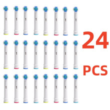 (24 kpl) Vaihtoharjaspäät 24 kpl Oral-B-hammasharjaspäille Advance Power/Pro Health Sähköhammasharja