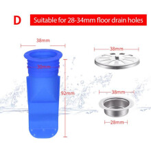 Tyhjennystiiviste Tyhjennys deodorantti Silikoni Core Insect Control Backflow, C sininen