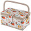 Fabric Sewing Basket Craft Box Household Sundry 5