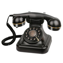 Audio Guest Book Wedding Phone with Customized Recording, Voice Message Playback for Weddings, Parties, Black Color