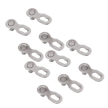 CANSUCC 5 Paare Satz Fahrradkettenverbinder, langlebige Fahrradkettenglieder, Schnellverschluss-Schnalle, 9S