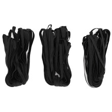 3 Bags 0.6cm 10m/32.8ft Flat Elastic Rope Cord