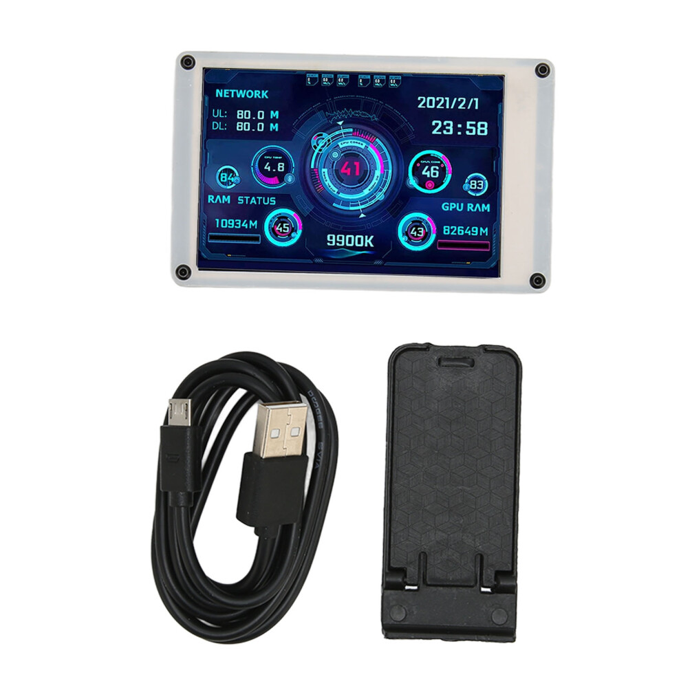 Computer Temp Monitor 3.5 Inch Ips Dimmable Theme 9387669110303