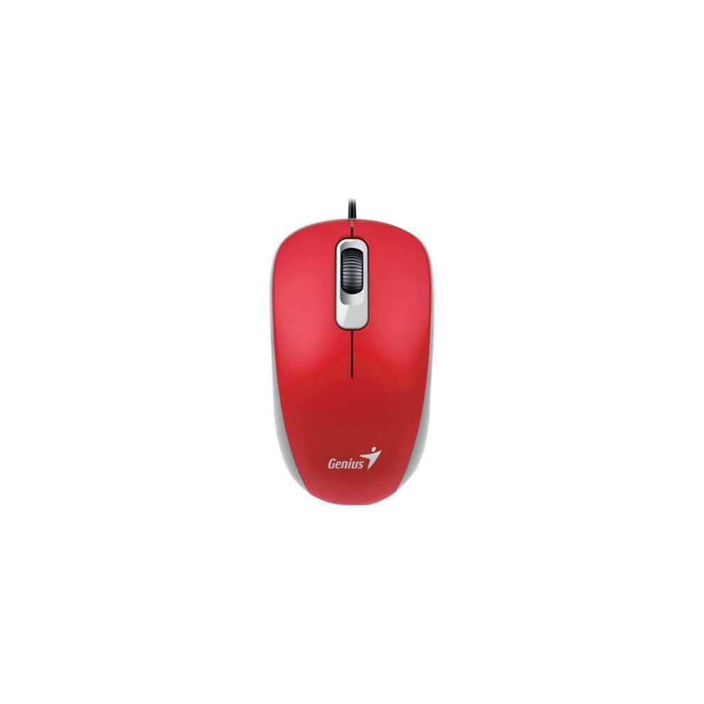 Genius Rot Dx110 Beidhändig Bedienbare Optische Maus 1000 Dpi - Bild 3