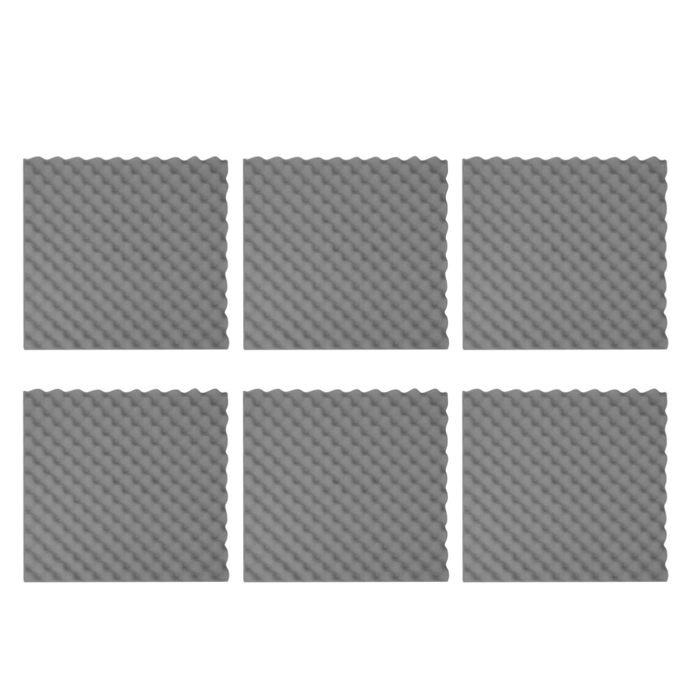 6Pcs Soundproof Padding Foam Sound Insulation 9387669110440