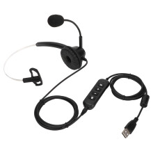 Auriculares USB H360-3.5-U901, de un solo oído, negro