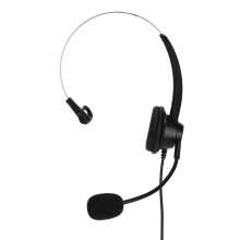 H360-RJ9-MV auricular telefónico RJ9 monaural negro