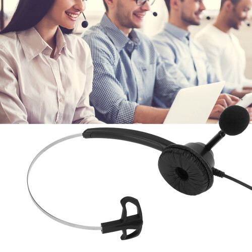H360-RJ9 auricular telefónico monaural negro