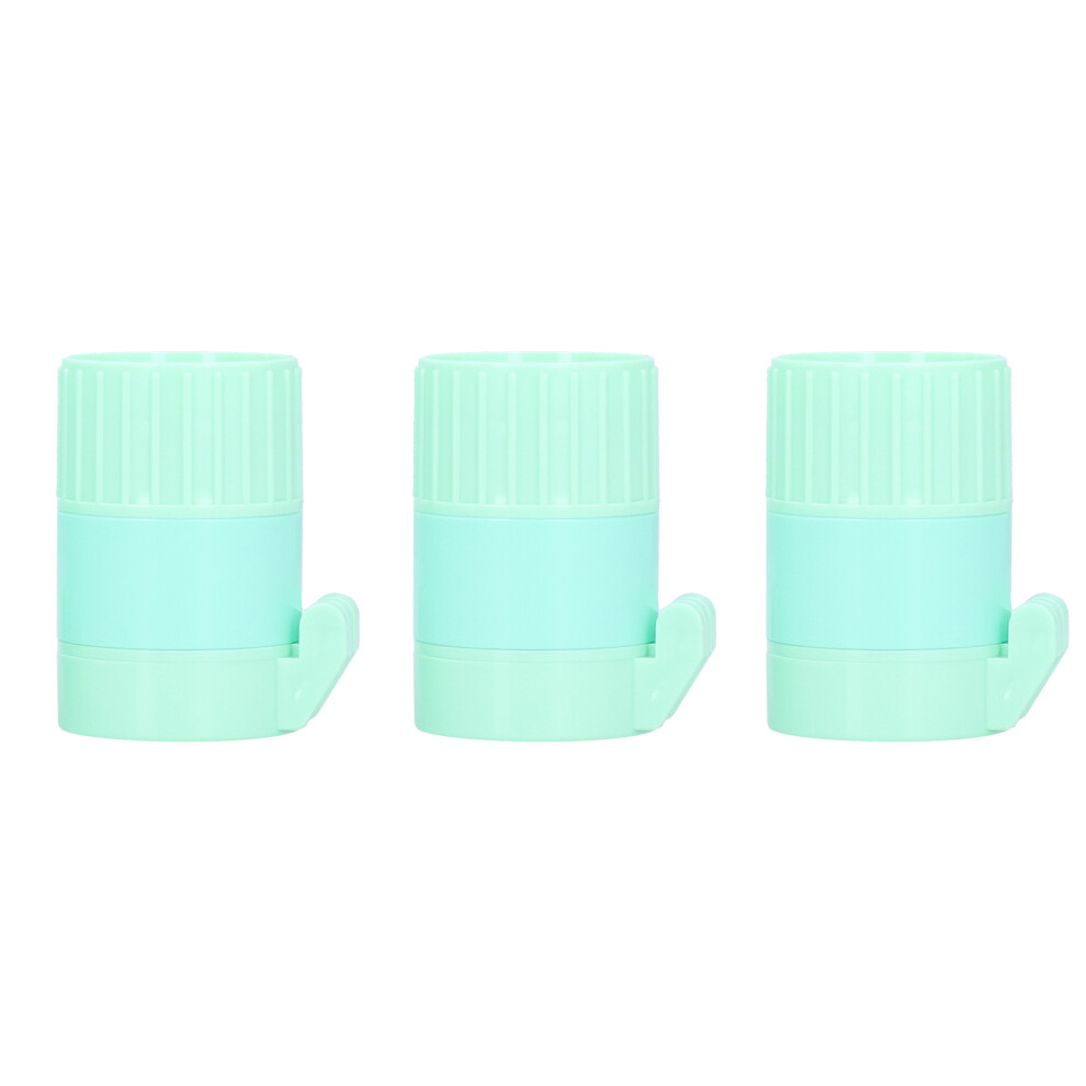 Green 3Pcs Multifunctional Pills Crusher Cutter Tablet