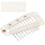 100pcs 10 Teeth Wig Clip Stainless Steel DIY 4