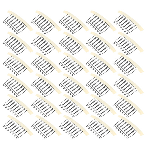 30pcs Wig Comb Clips Stainless Steel 7‑Teeth Wig 2
