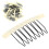 30pcs Wig Comb Clips Stainless Steel 7‑Teeth Wig 8