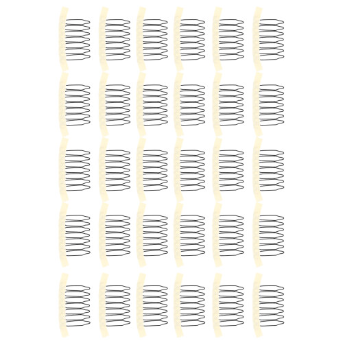 30pcs Wig Comb Clips Stainless Steel 7‑Teeth Wig 1