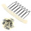 30pcs Wig Comb Clips Stainless Steel 7‑Teeth Wig 4