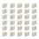30pcs Wig Comb Clips Stainless Steel 7‑Teeth Wig 7
