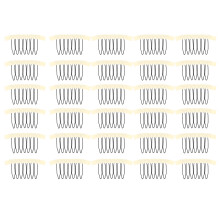 30pcs Wig Comb Clips Stainless Steel 7‑Teeth Wig
