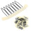 30pcs Wig Comb Clips Stainless Steel 7‑Teeth Wig 6
