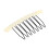 30pcs Wig Comb Clips Stainless Steel 7‑Teeth Wig 13