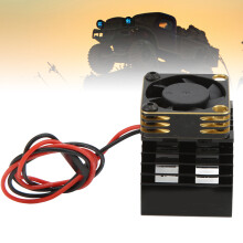 28000 U / min Metallmotor Kühlventilator Langlebiger Motor Kühler Kühlkörper für F540 550 3650 3660 30mm Gold