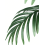 (90cm 9leaves) Tall Artificial Palm Tree with Monstera Leaves 2