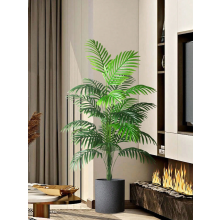(90cm 9leaves) Tall Artificial Palm Tree with Monstera Leaves