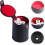 Leather Dice Cup Set with Double-Layered Storage, Comfortable Texture, Ideal for Gaming, Durable Material, Black Color 2