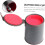 Leather Dice Cup Set with Double-Layered Storage, Comfortable Texture, Ideal for Gaming, Durable Material, Black Color 5