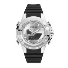Kello - Guess - GW0341G1 - Ruostumaton teräs - Silikoni - Kronografi