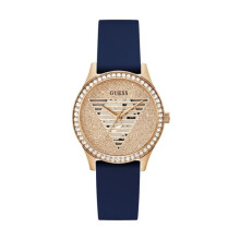 Kello - GUESS - GW0530L3 - Silikoni Sininen - Kvartsi - Analoginen