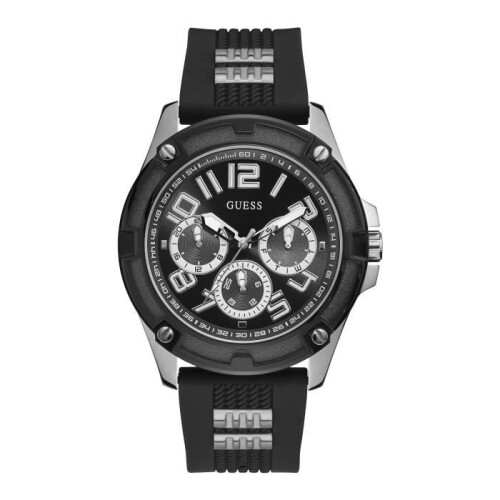 Guess Kello - GUESS - Delta - Malli GW0051G1 - Silikoni - Väri Musta - Mies