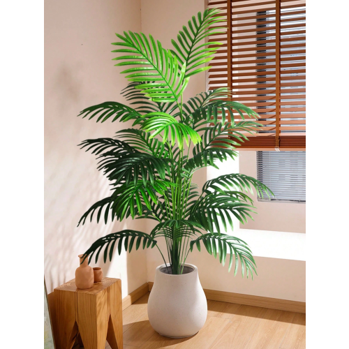 (120cm 18leaves) Tall Artificial Palm Tree with Monstera Leaves