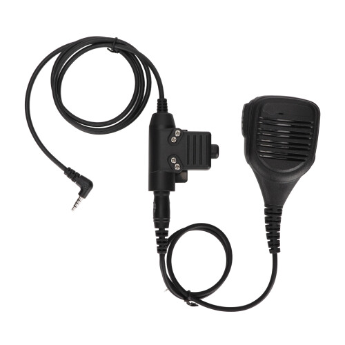 7.1mm micrófono de hombro 50mW/2W negro para 1S/2S 1
