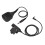 7.1mm micrófono de hombro 50mW/2W negro para 1S/2S 7
